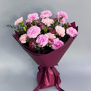 MD0723 淺粉紫康乃馨 紫蝴蝶